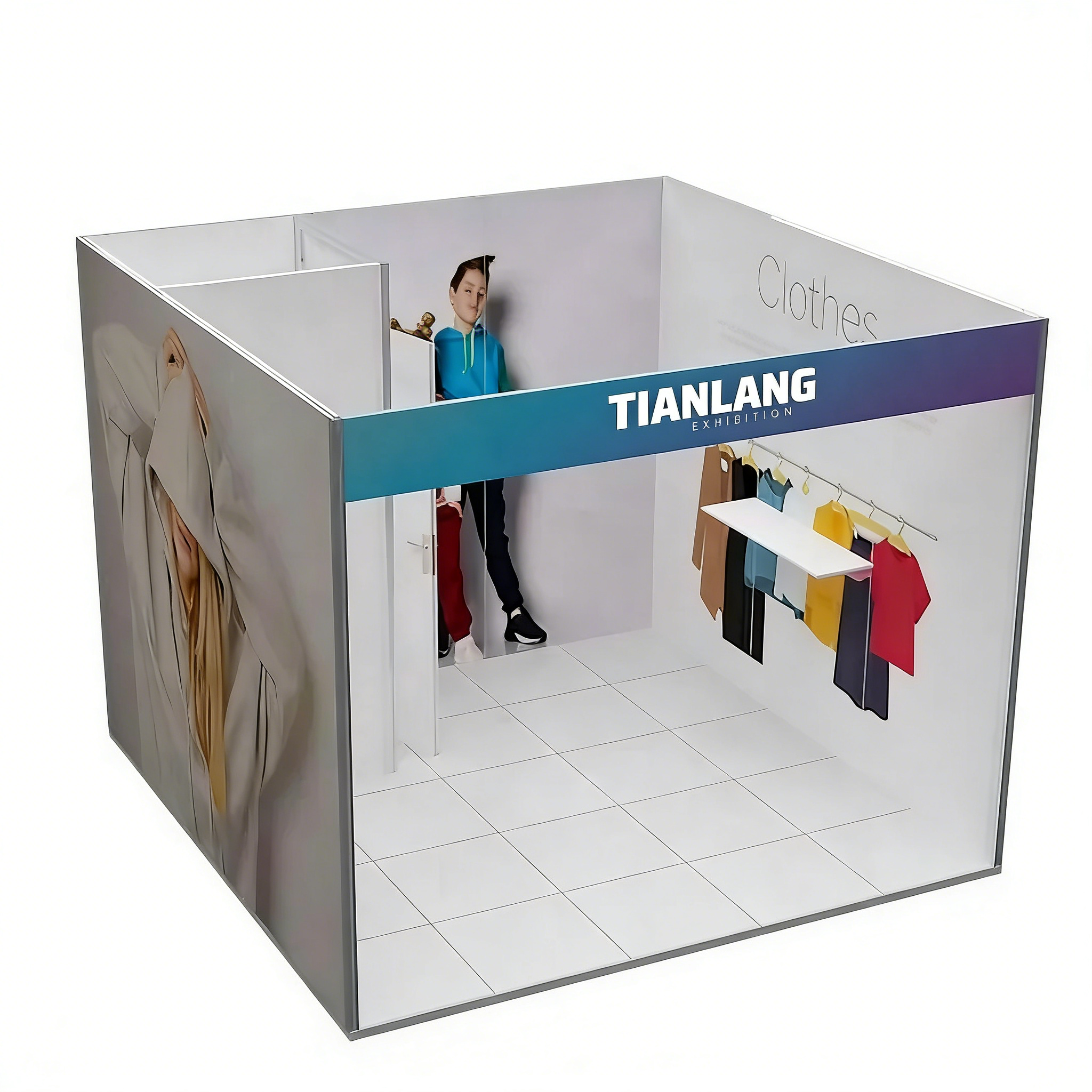 TIANLANG 62mm-A fabric frame system: Portable for Road Shows