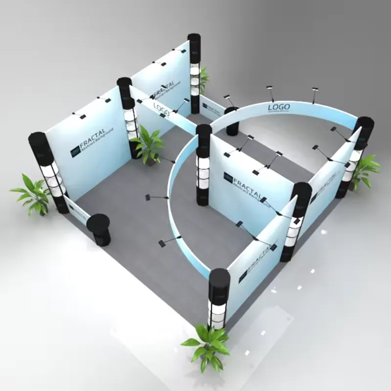 TIANLANG Twister Tower Booth: 20x10FT Layout4