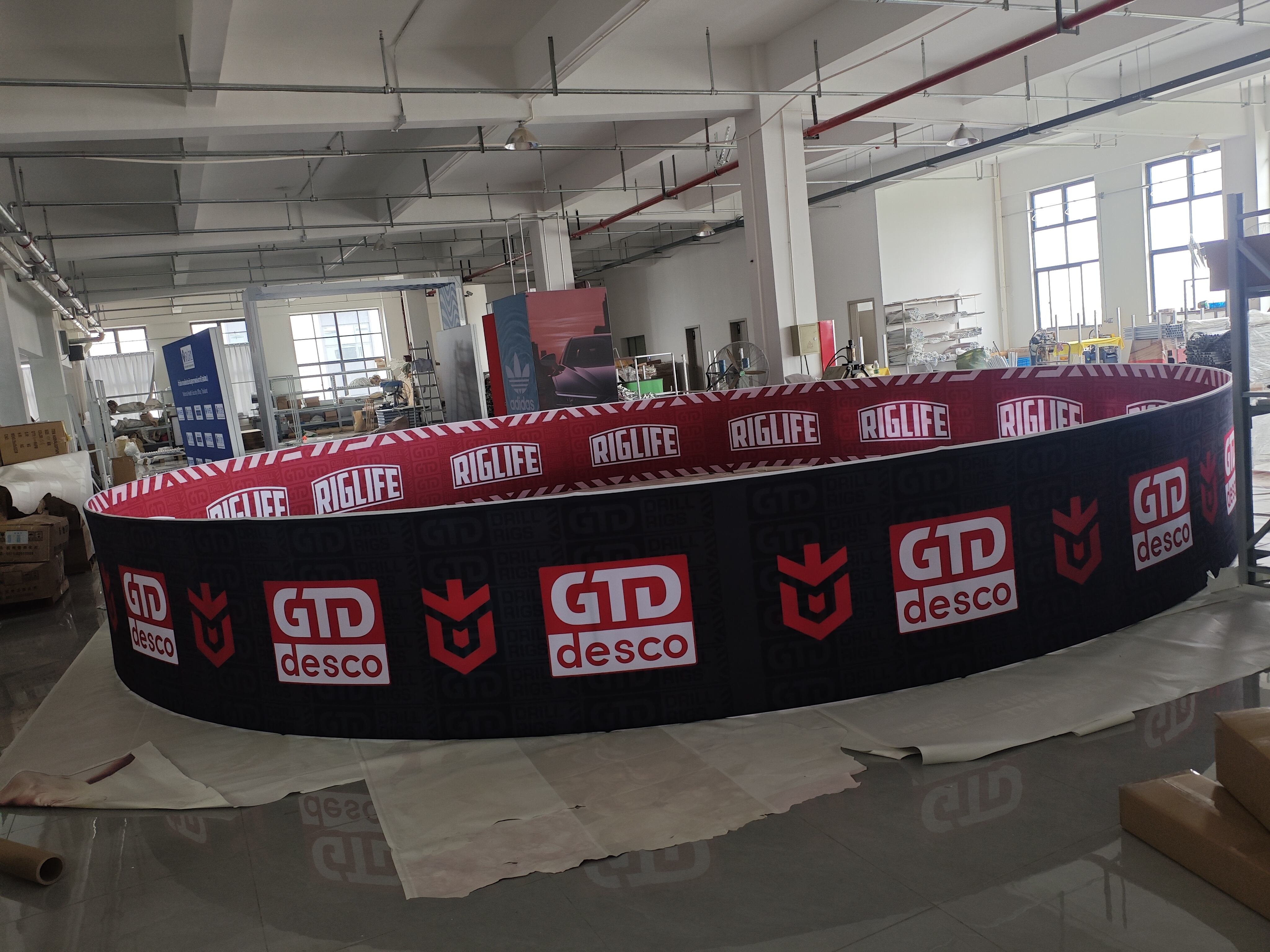TIANLANG ROUND Ceiling Hanging Banner 