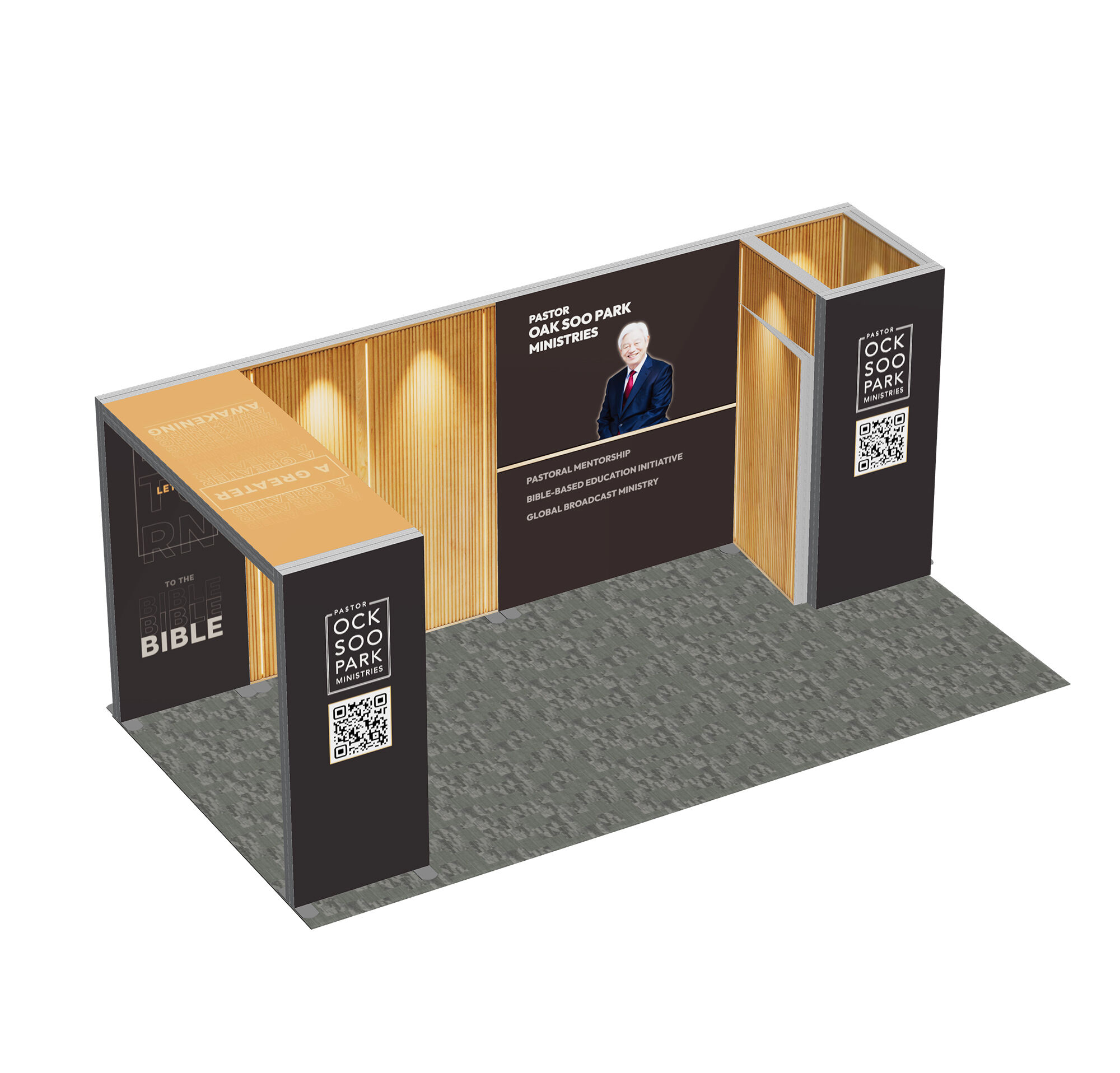 TIANLANG Booth Light Box 6*3M