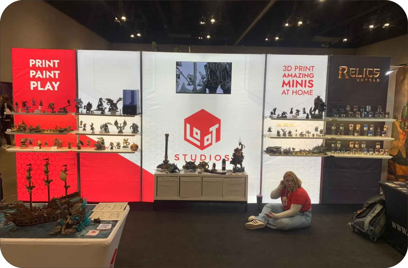 modern trade show booth