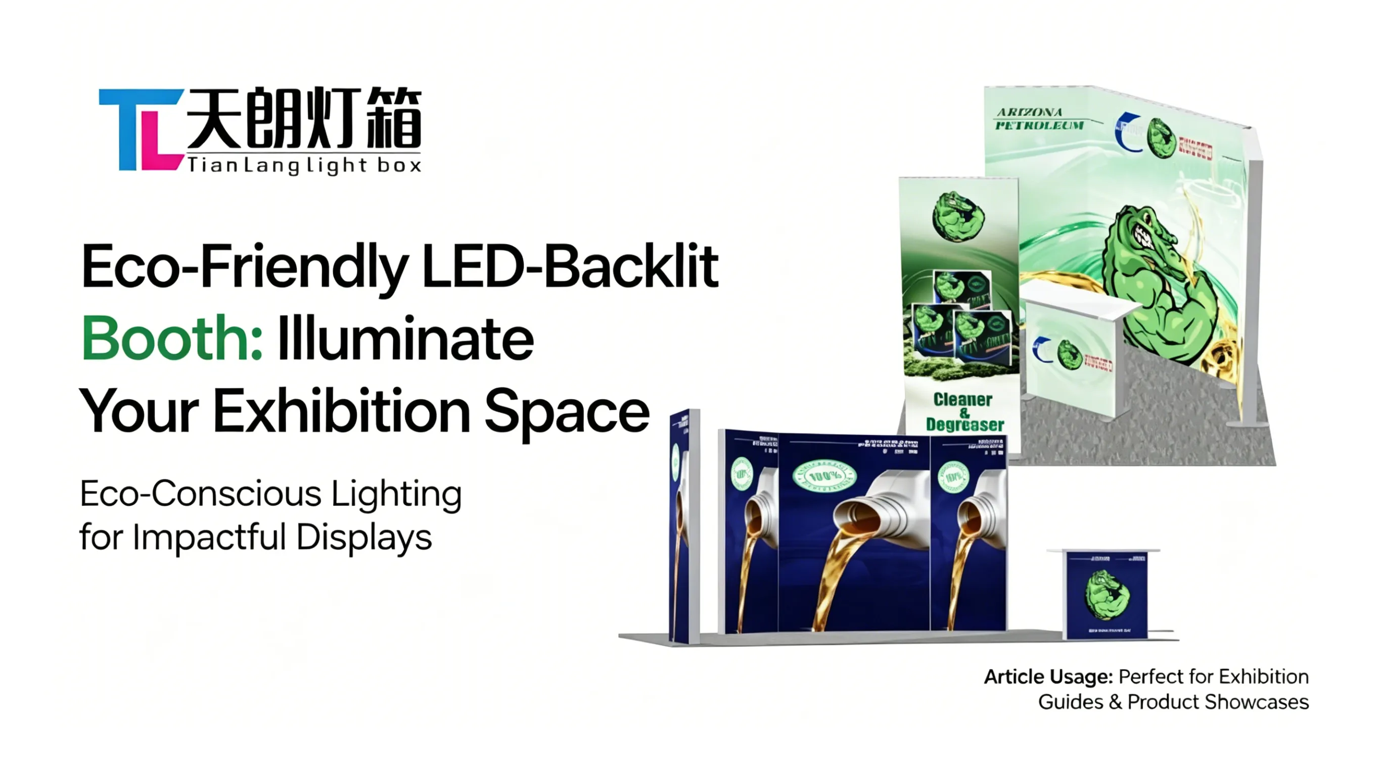 LED-Backlit Booth: Stunning Visual Impact for Premium Branding