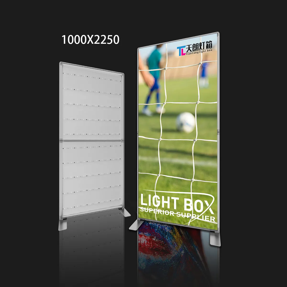 Tianlang 50mm Round Tube Light Box – 1000x2250mm