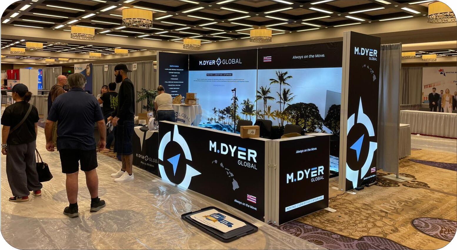 Utställningslåda bildvisning