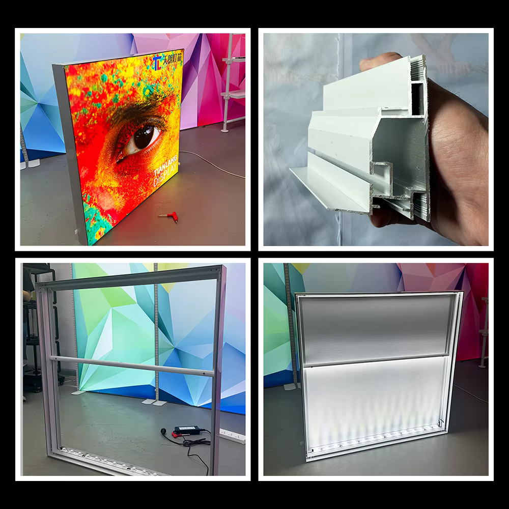 tianlang tl 80mm side glow light box 12080cm-1