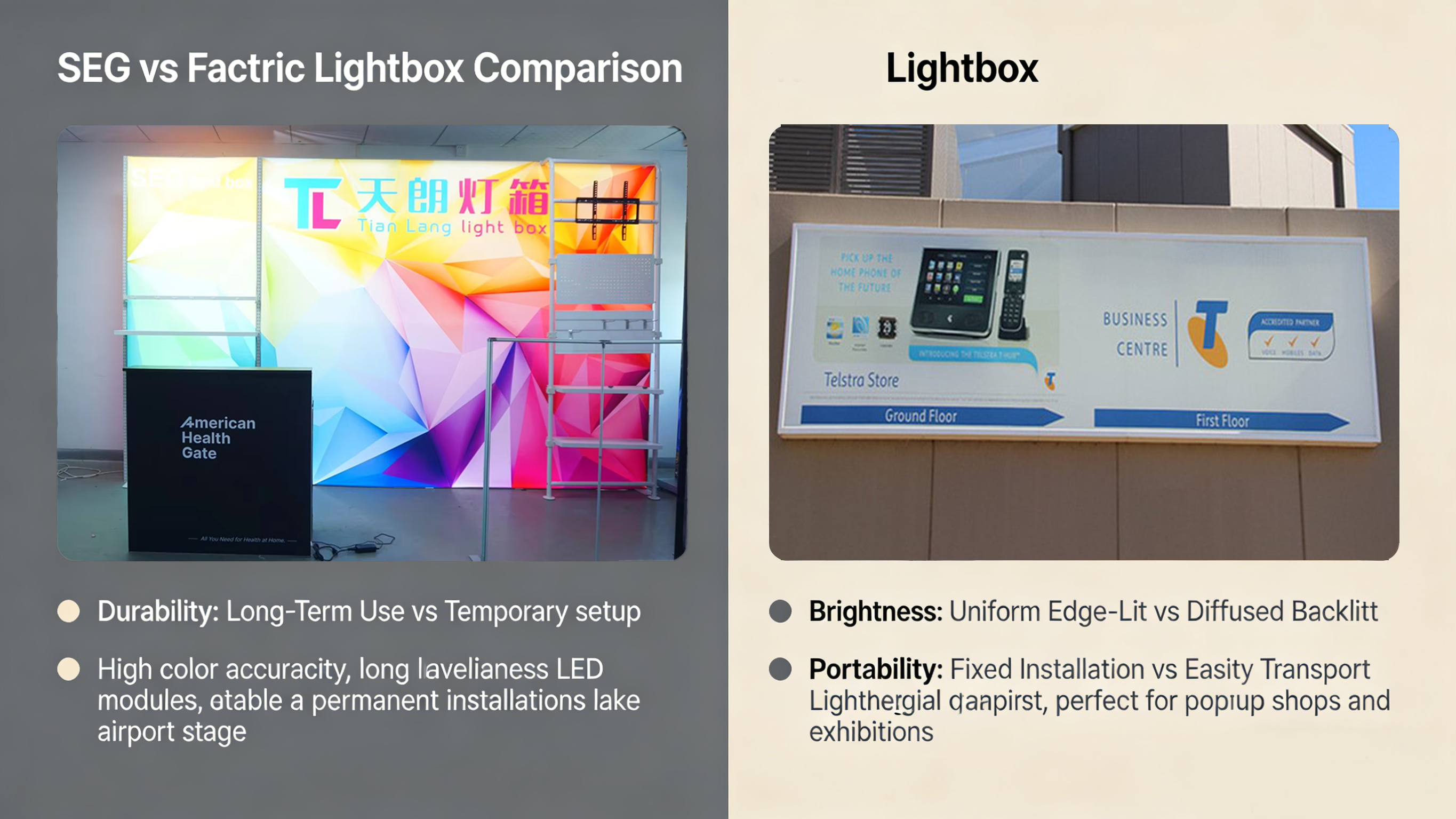 Comprehensive Application Guide for SEG Lightboxes: End-to-End Solutions from Selection to Transportation​