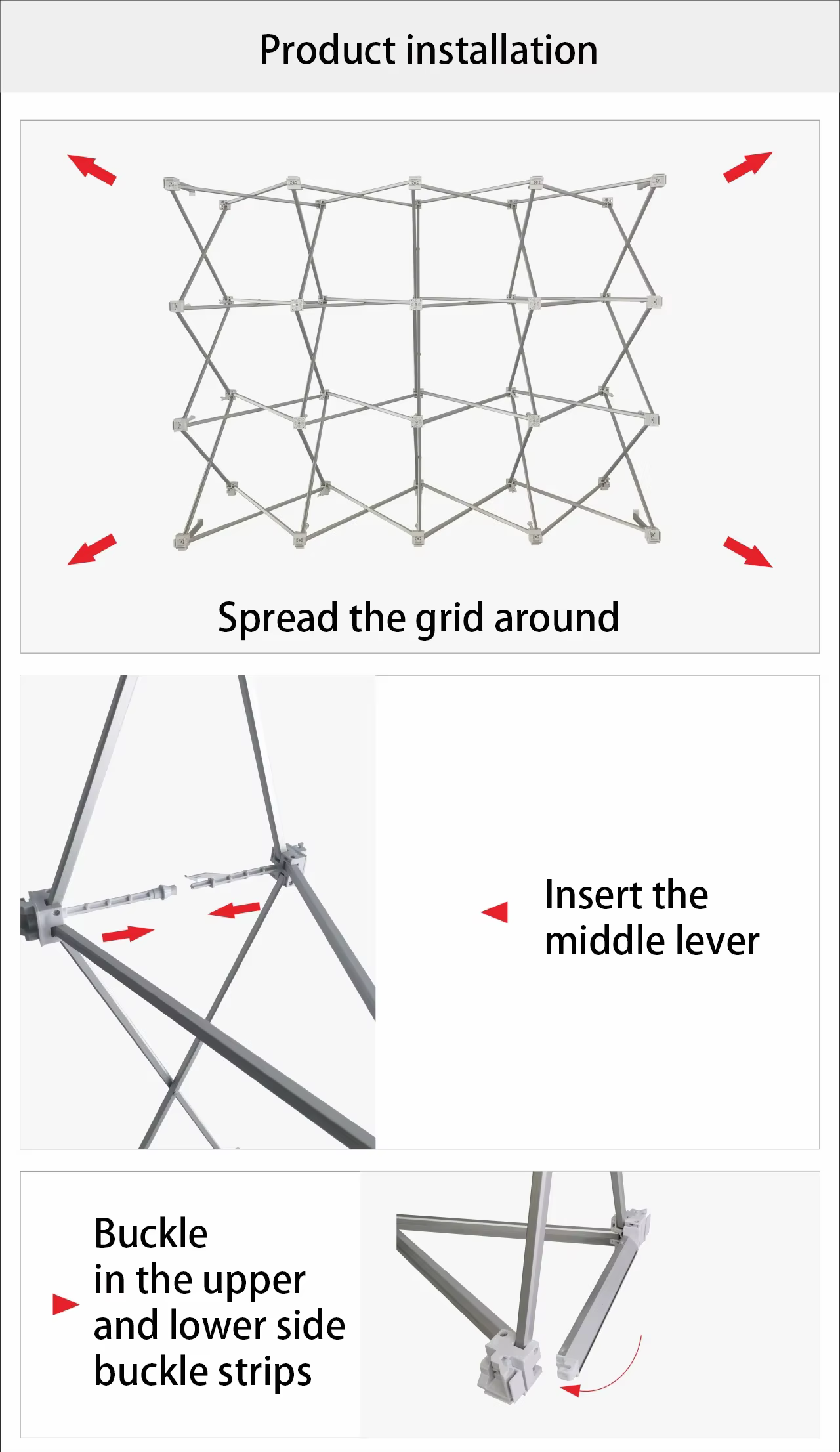 Modular Pop-Up Light Box Display – Tool-Free Assembly, 5-Min Set-Up, Portable Carry Bag Included factory