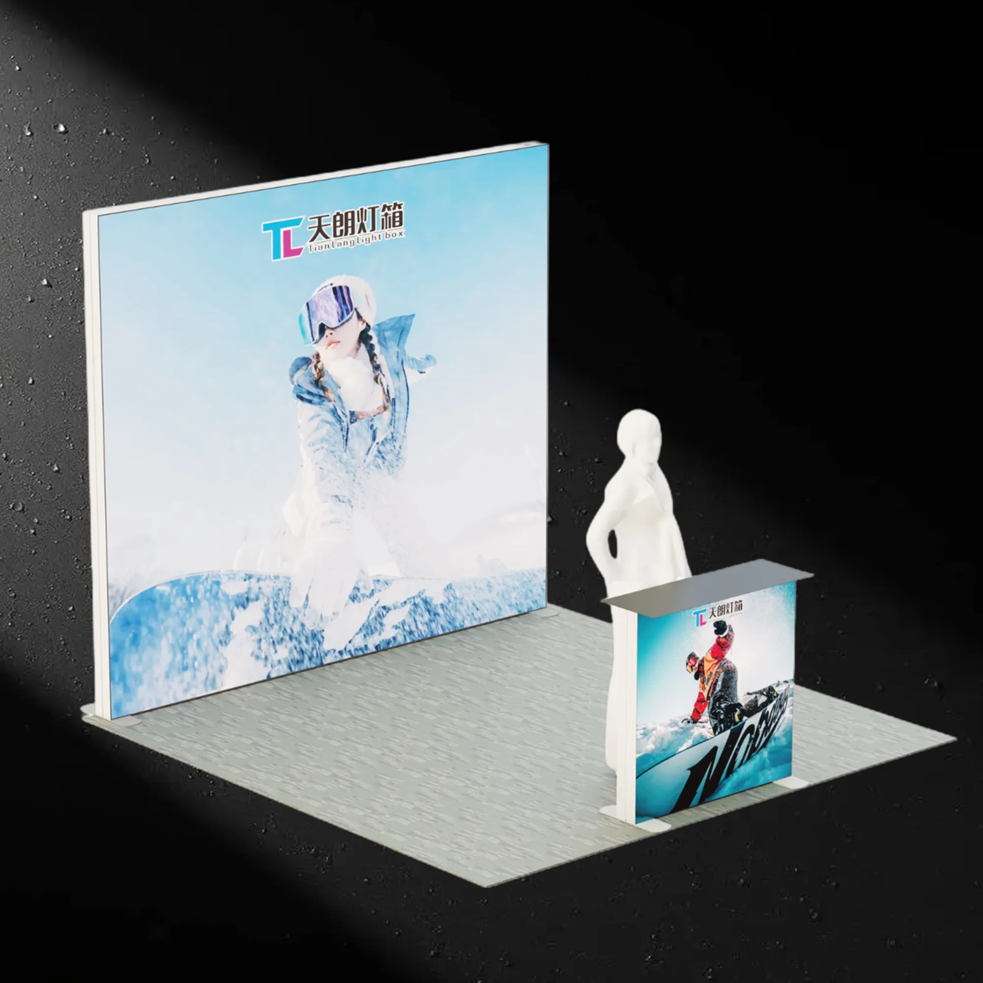 TIANLANG 3m×3m Booth Light Box