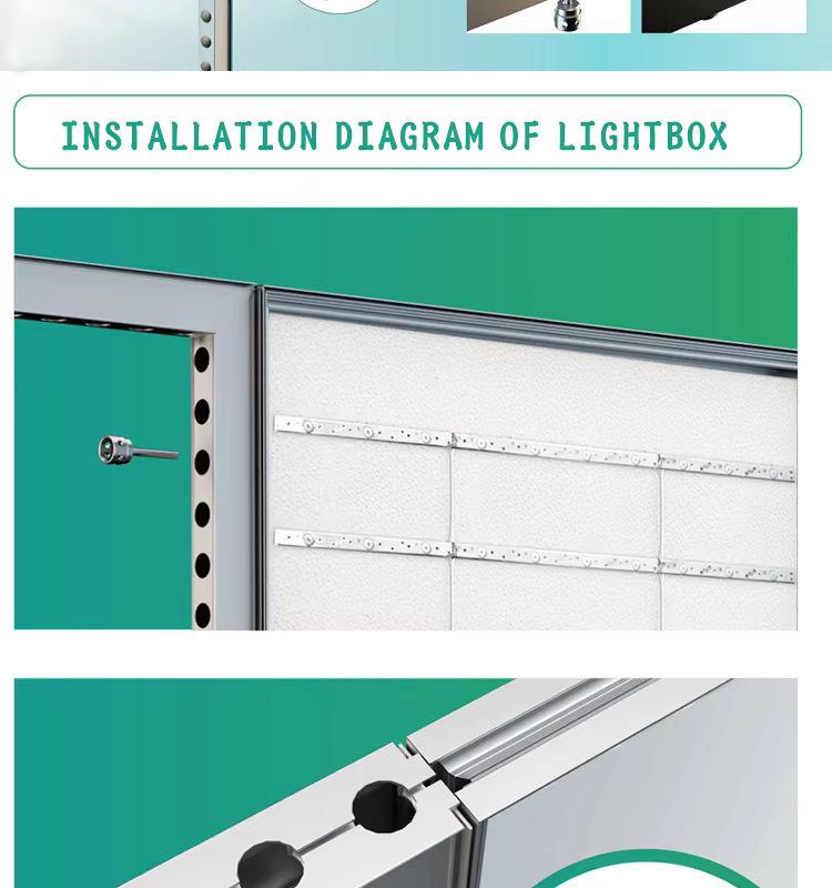 tianlang 62mm exhibition fabric display  modular quick assemble-8