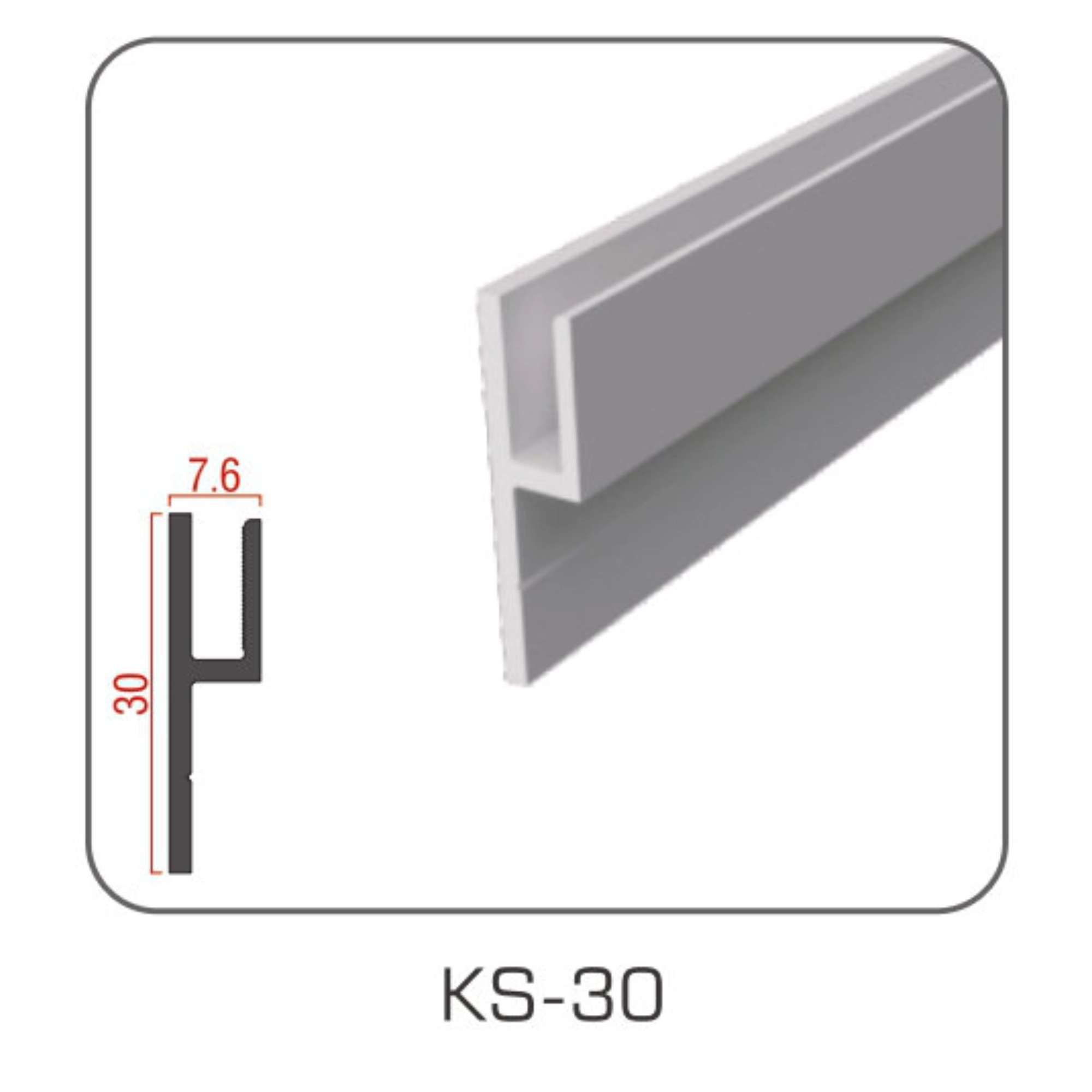 TIANLANG KS-30 aluminiumprofil: Målfremmet sporede signatur