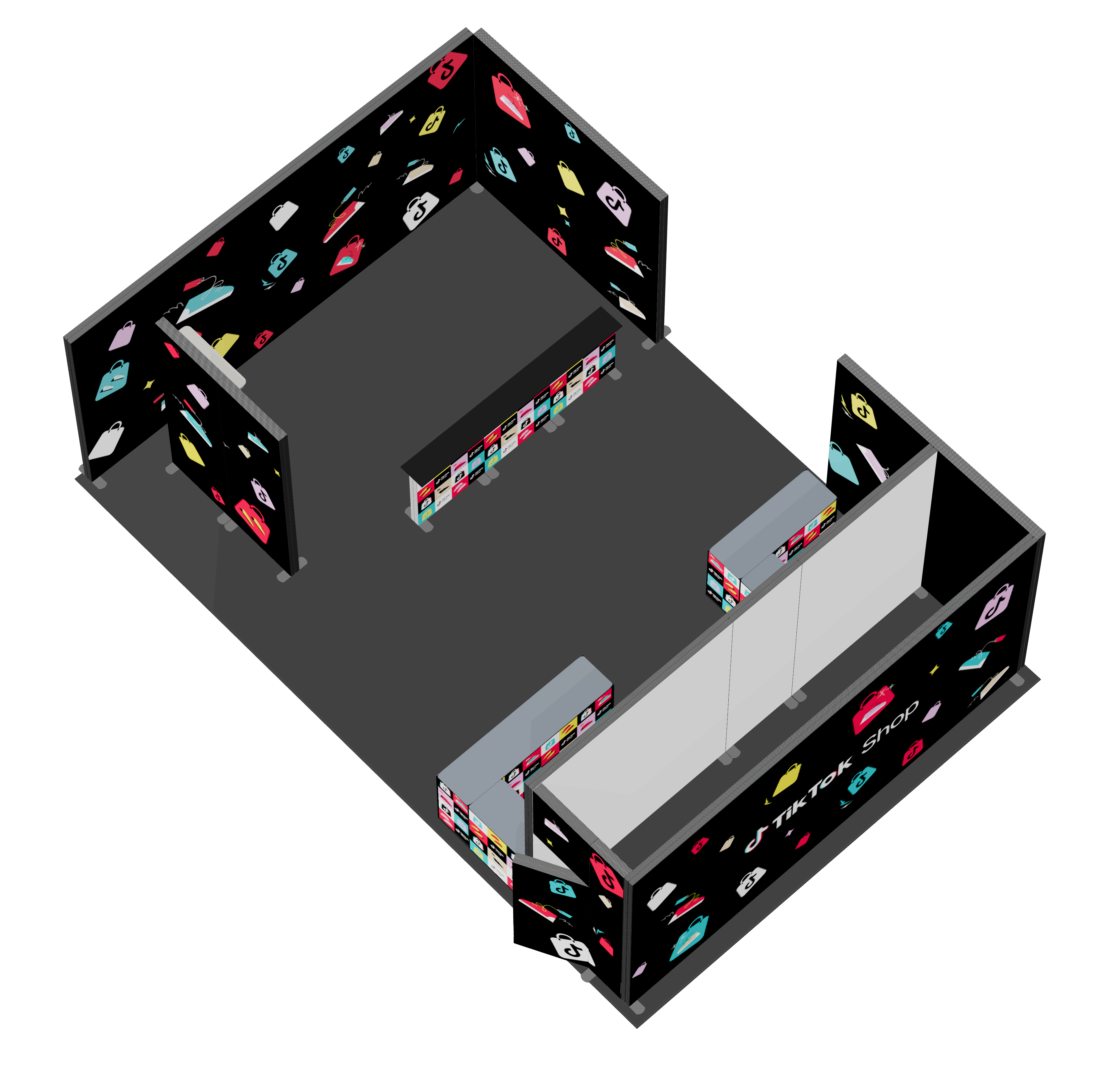 9*6M Custom Modular Led Advertising Board Exhibition 