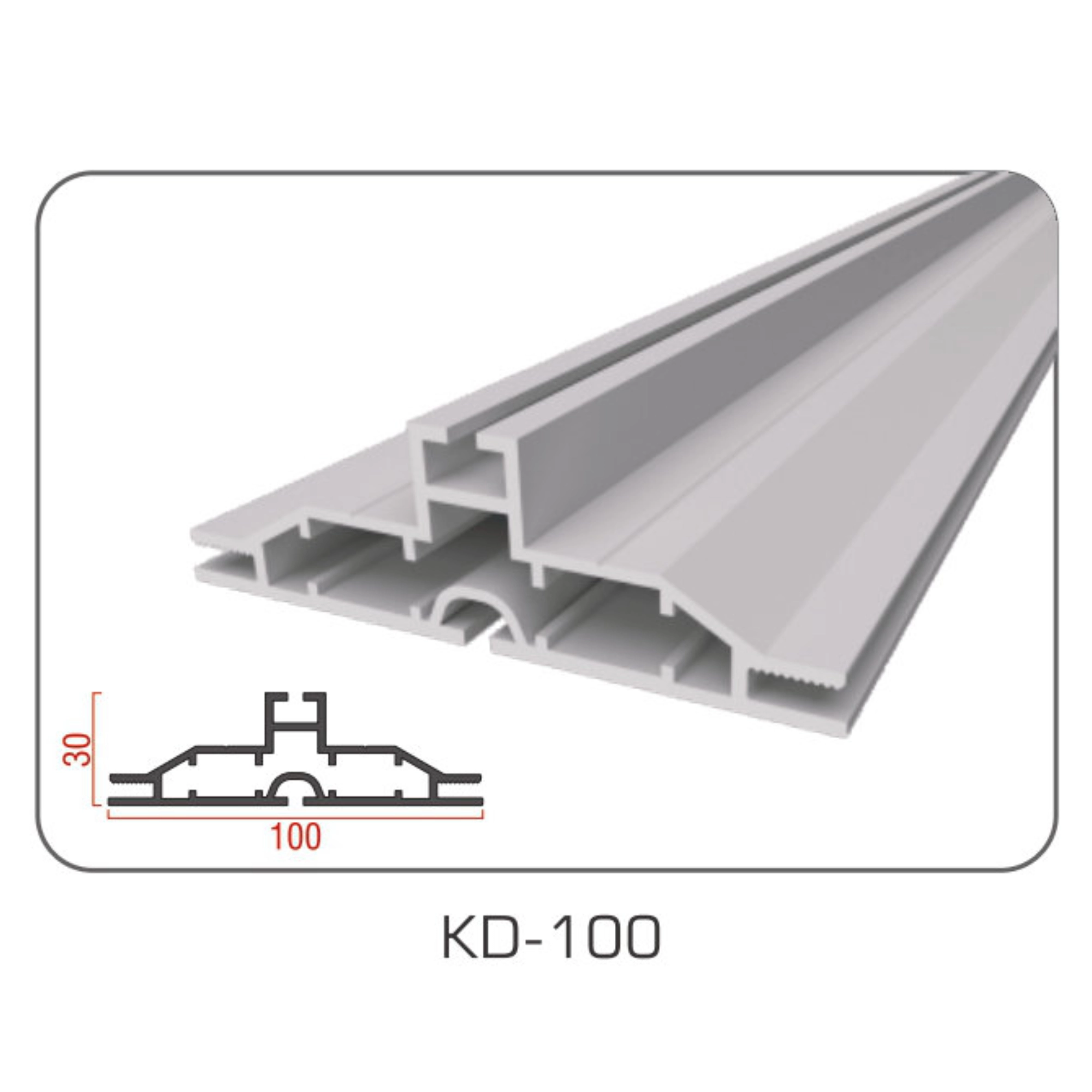 TIANLANG KD-100 Aluminum Profile : Universal Hinge Compatible