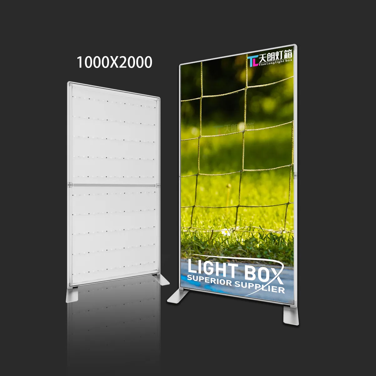 Tianlang 50 mm pyöreän putken valokotelo – 1000 × 2000 mm