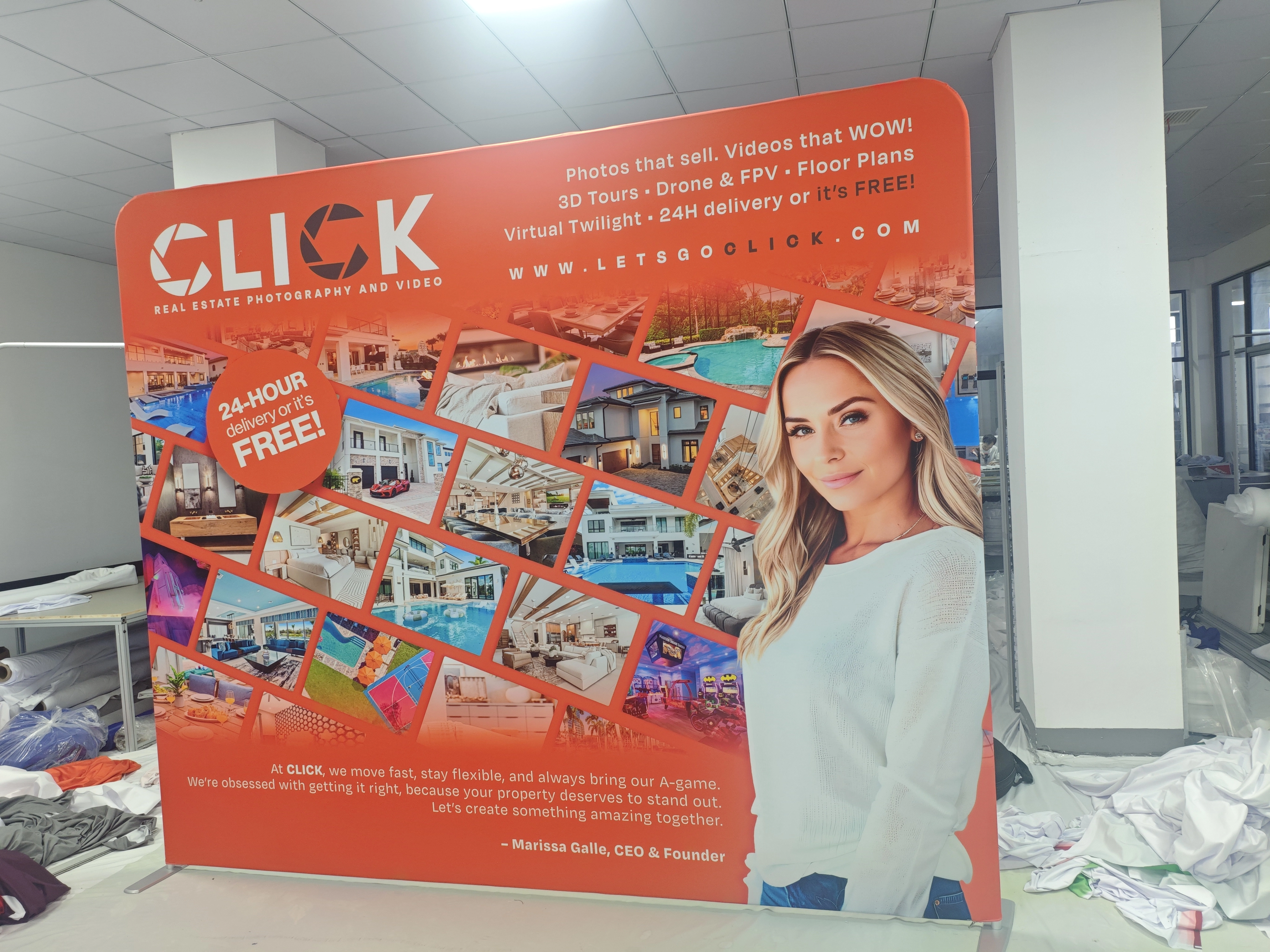 TIANLANG Quick Show Booth: Background Instant Setup