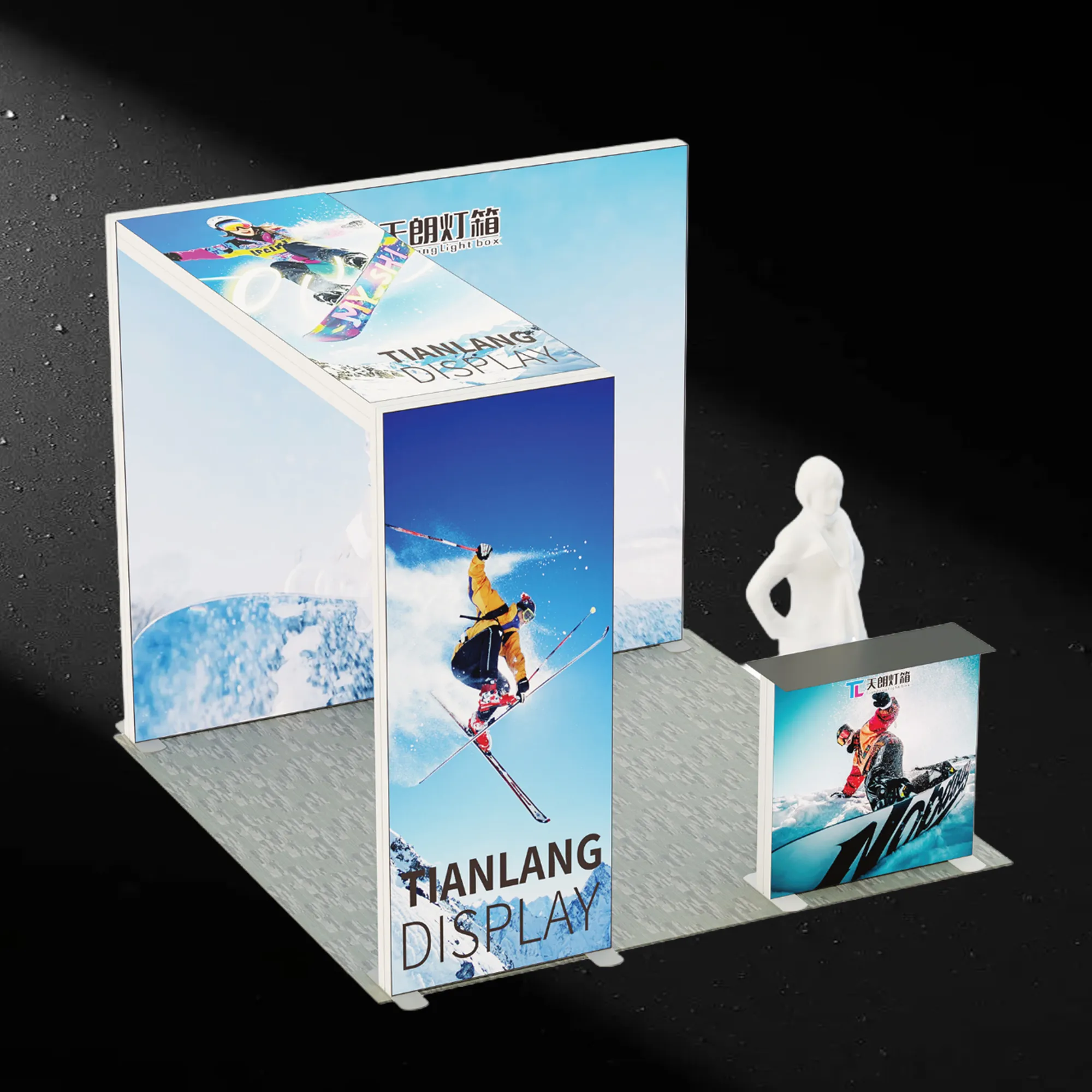 TIANLANG - 3*3M Booth Light Box
