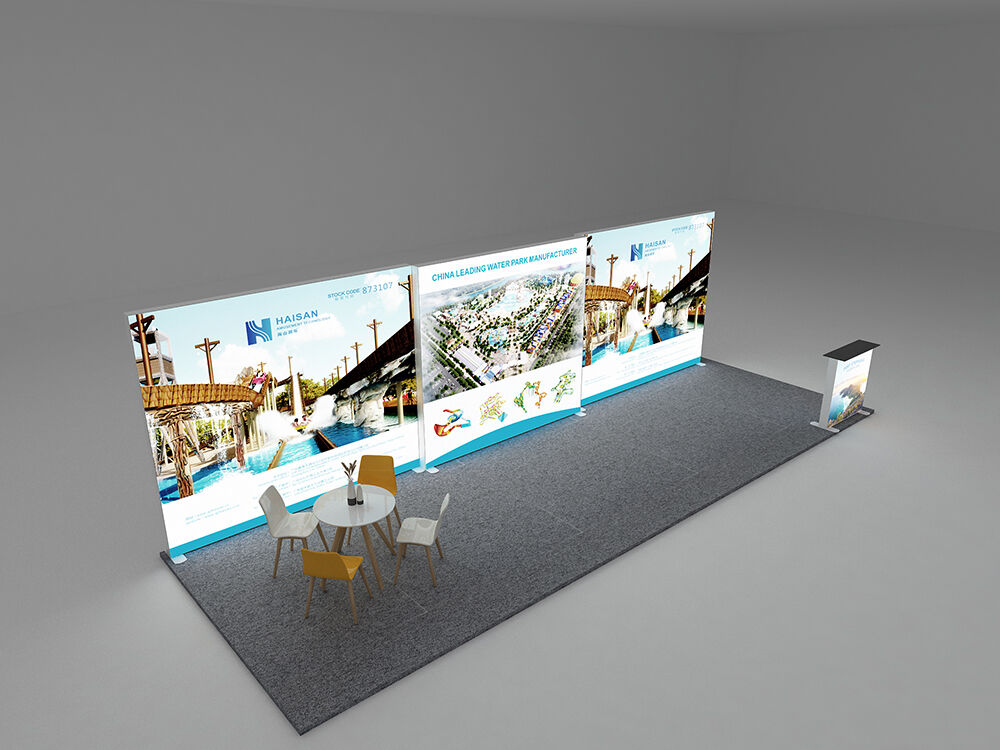 TIANLANG 9x3 LED Booth : Extra Long Backwall Display