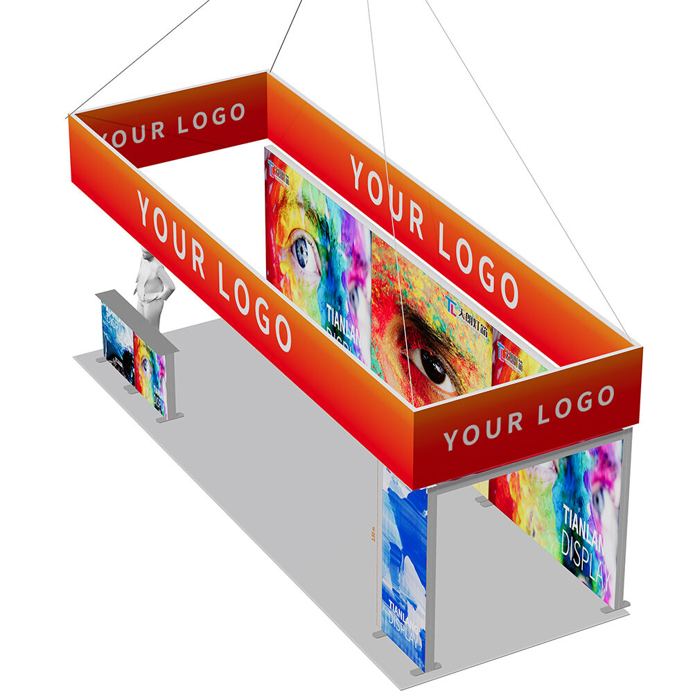 TIANLANG Ceiling Booth: Ultra-Bright Perimeter LED