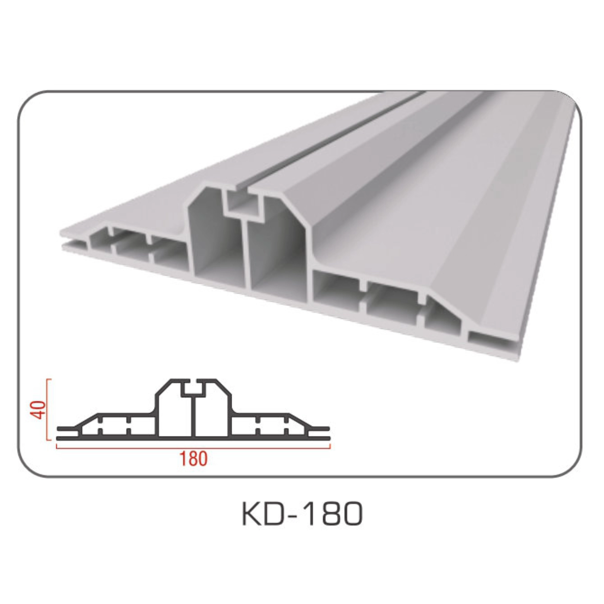 TIANLANG KD-180 Aluminum Profile : Floor-to-Ceiling Support