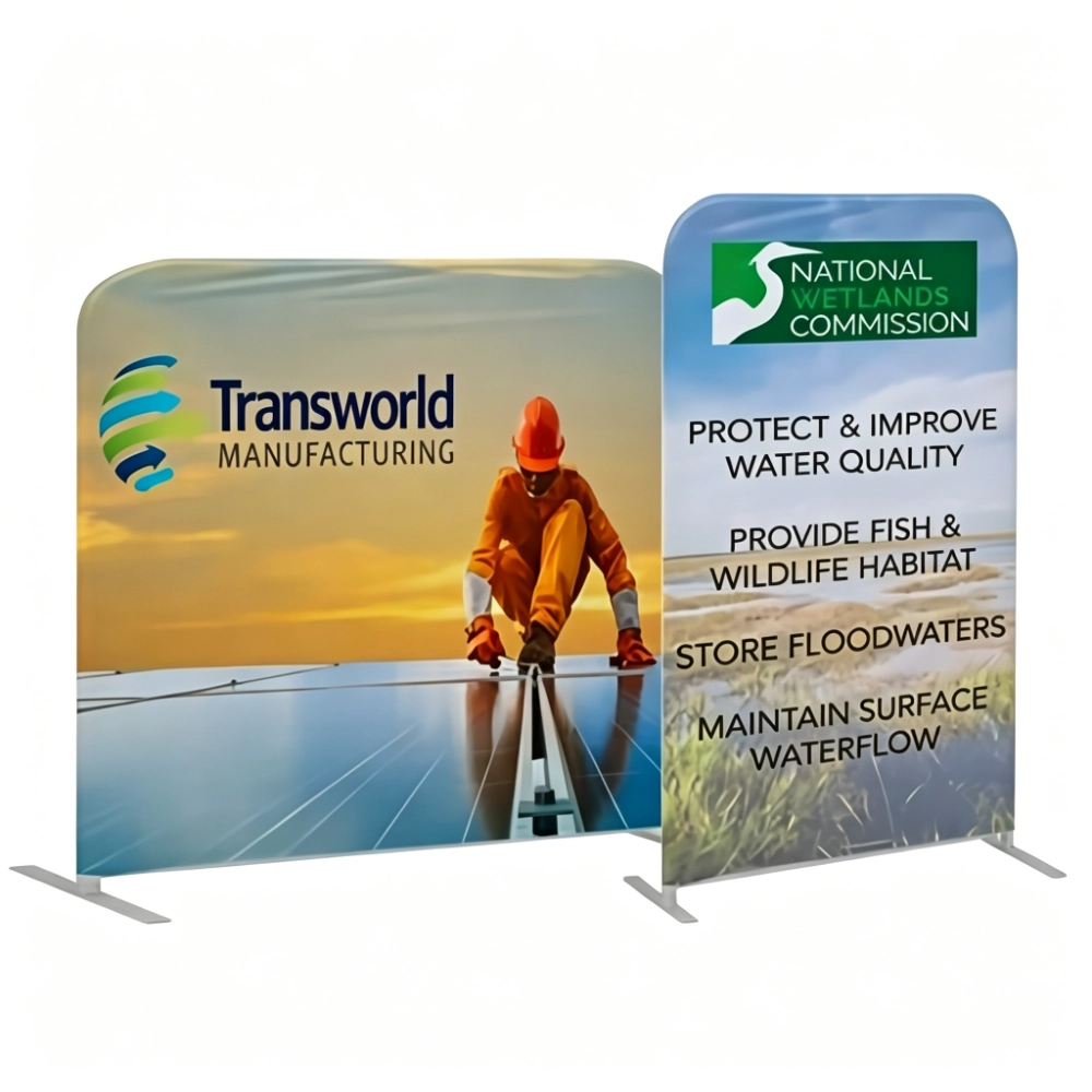 Tianlang 4x2.3m Quick Show Display : Wrinkle-Free Fabric