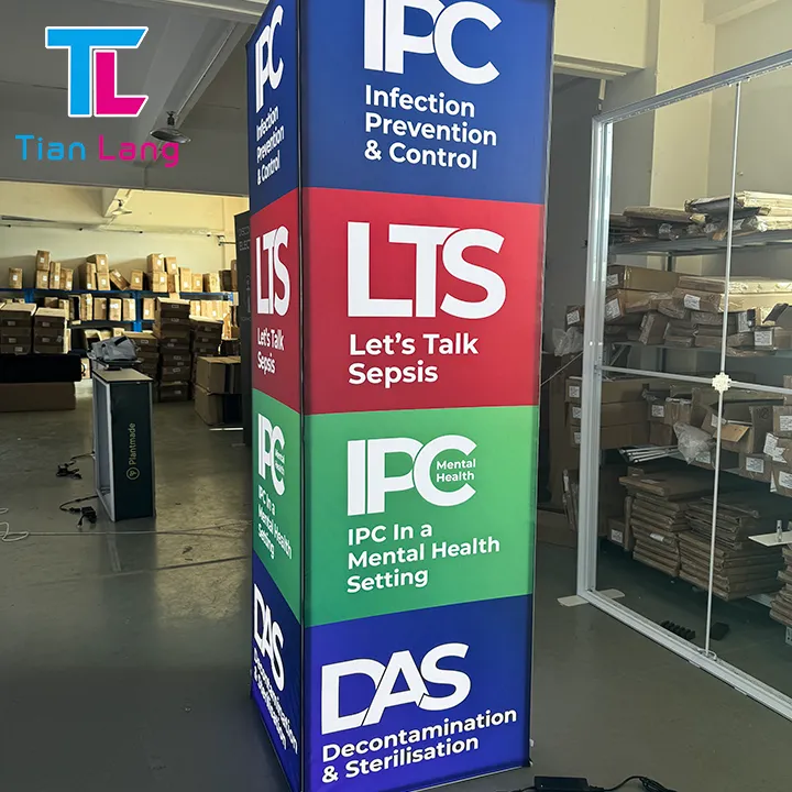 TIANLANG Walls Led Light Box : 60x60x240cm