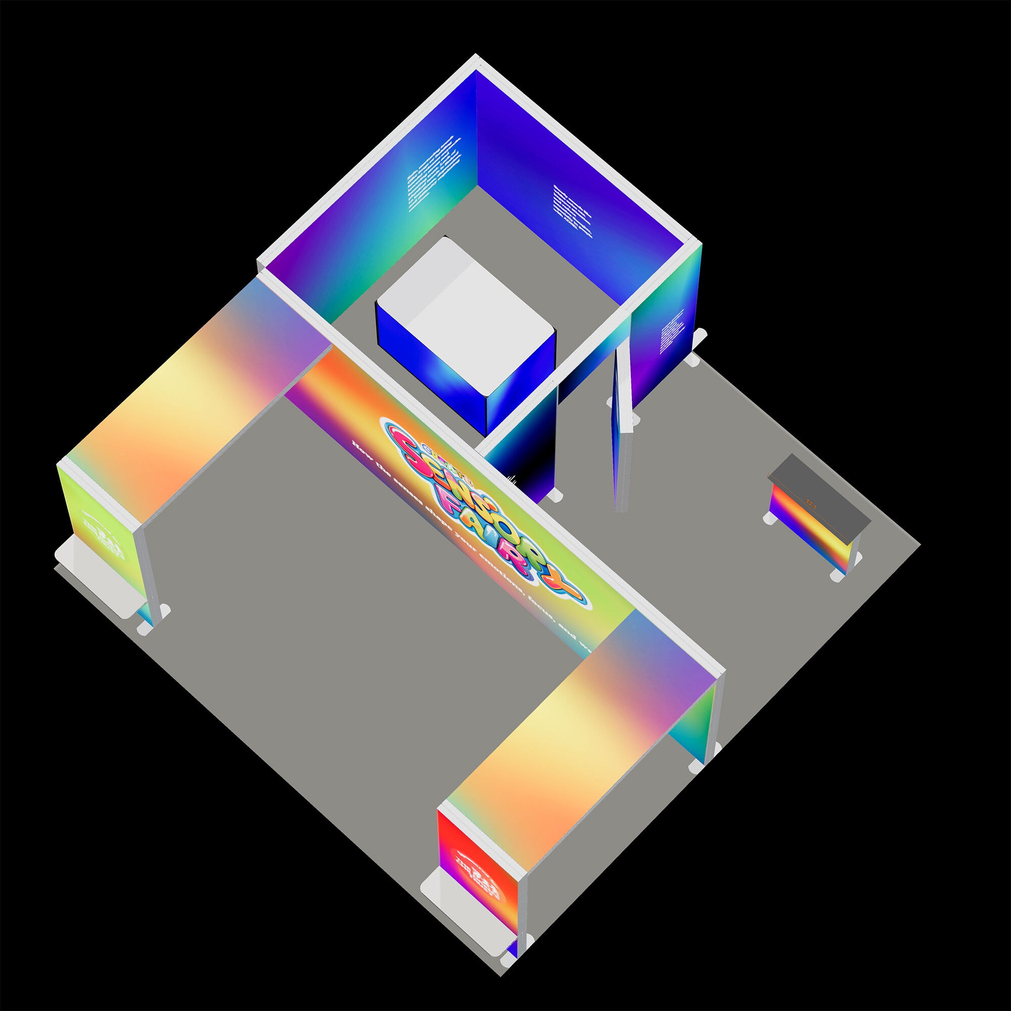 TIANLANG Booth Light Box 6*6M