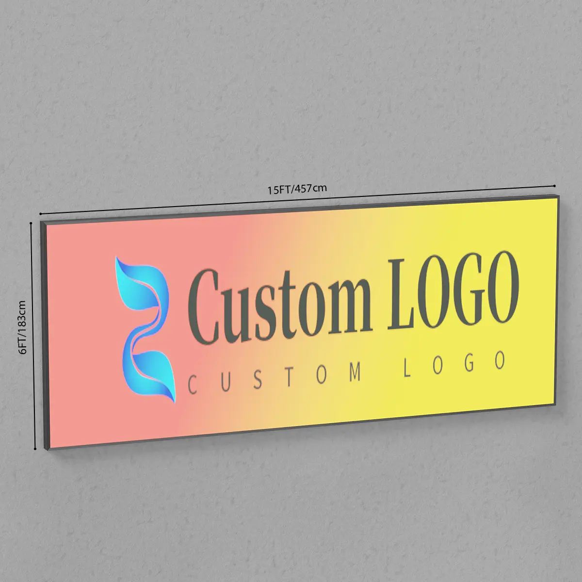 TIANLANG Acrylic Light Box Sign (15*6ft) : Free Shipping And Easy Returns