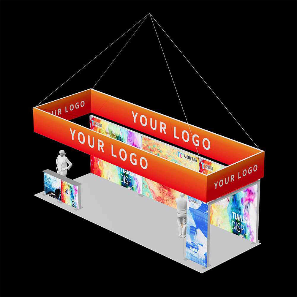 TIANLANG 30x10 LED-backlit Booth : Eye-Catching Design