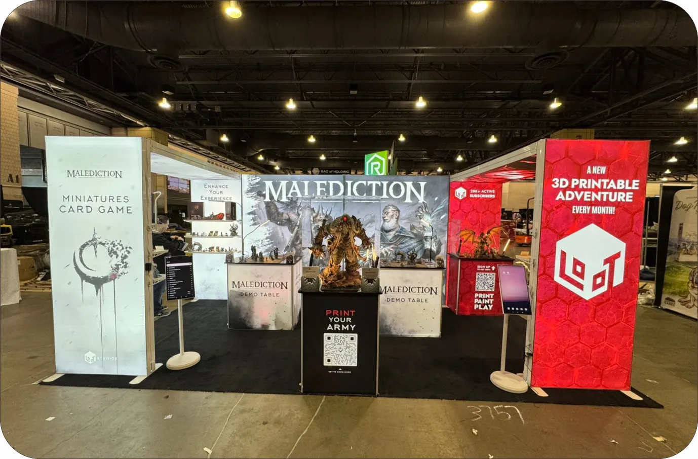 exhibition counter