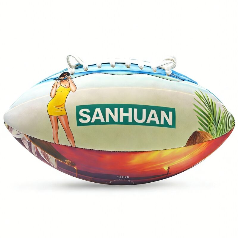 Sanhuan | Amerikaans voetbal – middenklasse voor training en clubgebruik – PU, 1,8 mm + rubberen binnenballon