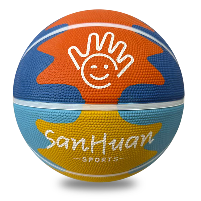 Sanhuan | Rubber basketbal – veelzijdig – geschikt voor scholen, parken, achtertuinen en gezelligheid binnen het gezin