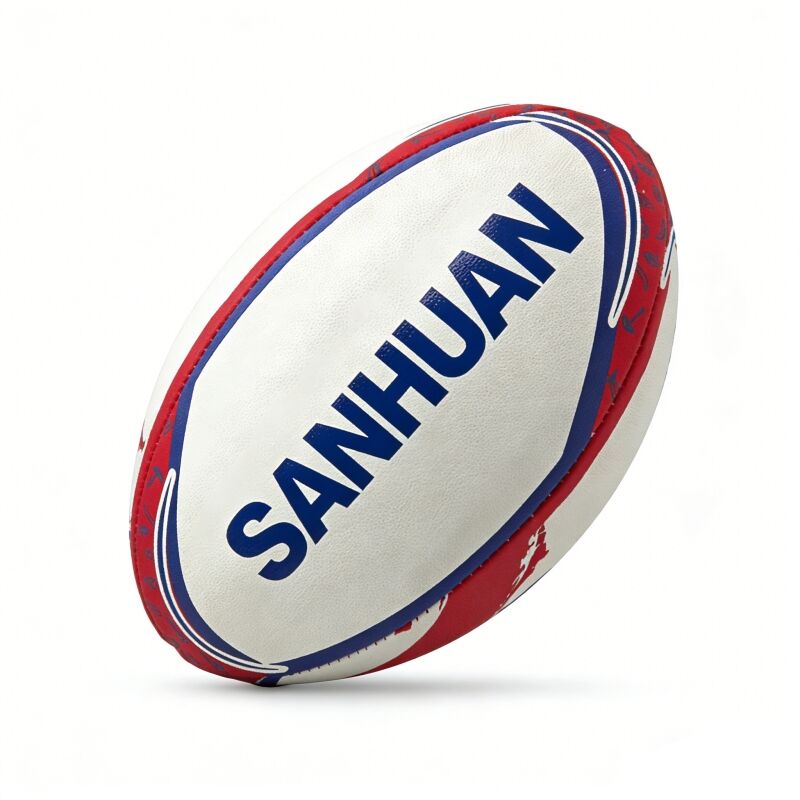 Sanhuan | Rugbybal – professionele wedstrijd voor competitief spelen – microvezel, 1,6–1,8 mm + butylstof-binnenballon