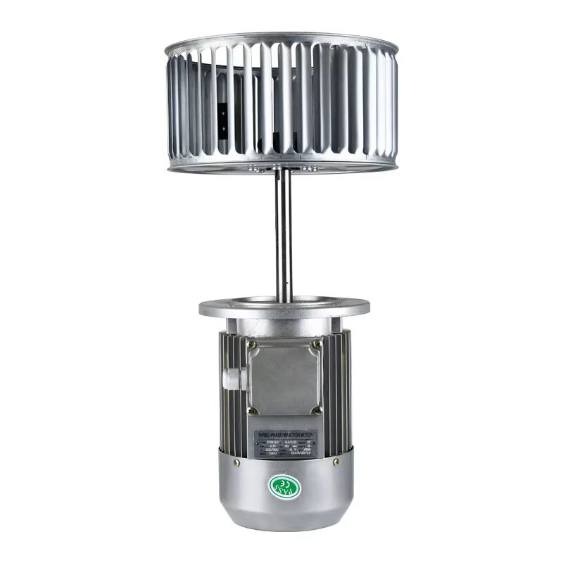 Moteur de four KL-750W, turbine Sirocco, 1400/2800 tr/min, 380V, triphasé, électrique, avec tôle galvanisée en acier au carbone de 10.5 /7.5 pouces