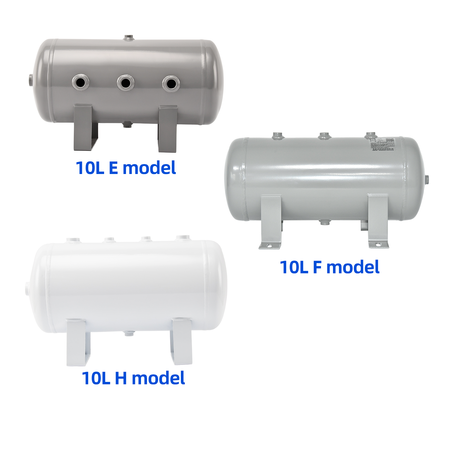 Quais componentes compõem um reservatório de ar comprimido?