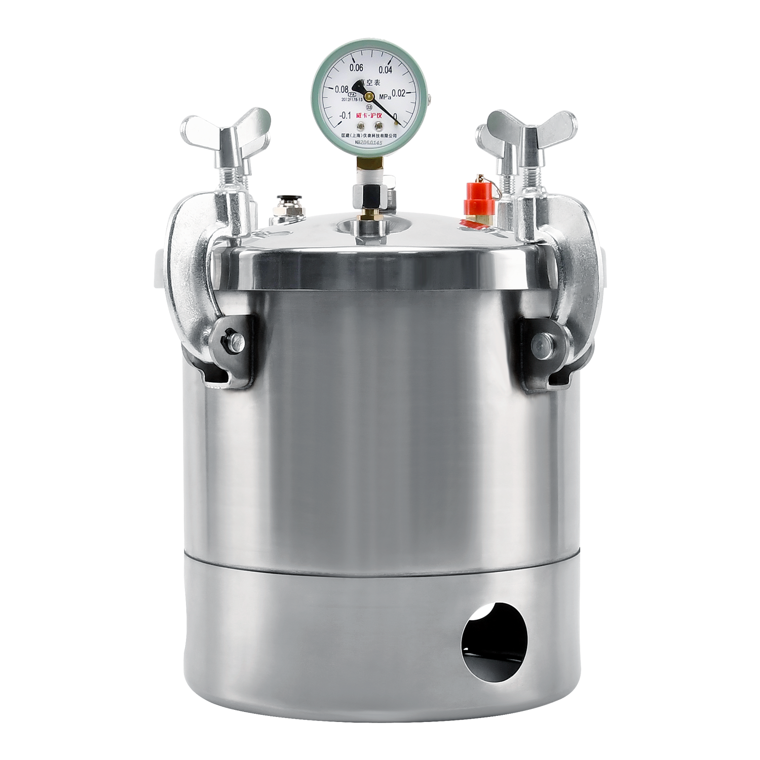 5L Stainless Steel Defoamer Bucket Oil Free Vacuum Defoaming Bucket at factory direct price OEM customization support