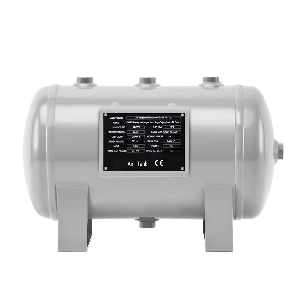 Custom ASME UM/U Air Compressor Tank Horizontal Vacuum Buffer Pressure Air Reservoir Storage Tank