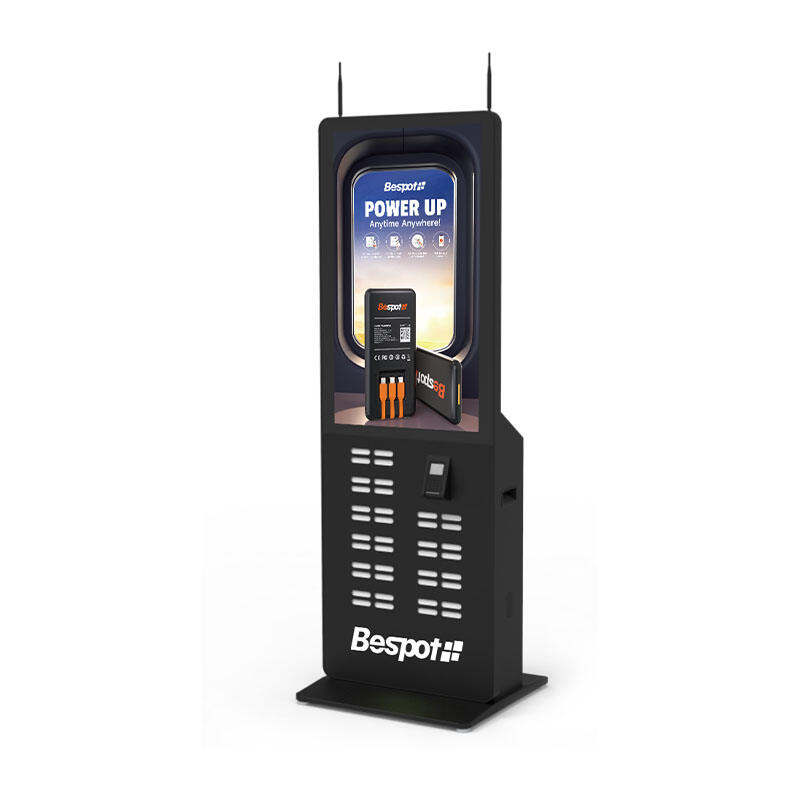40-Slot Charging Station with Screen + POS – BST-1537