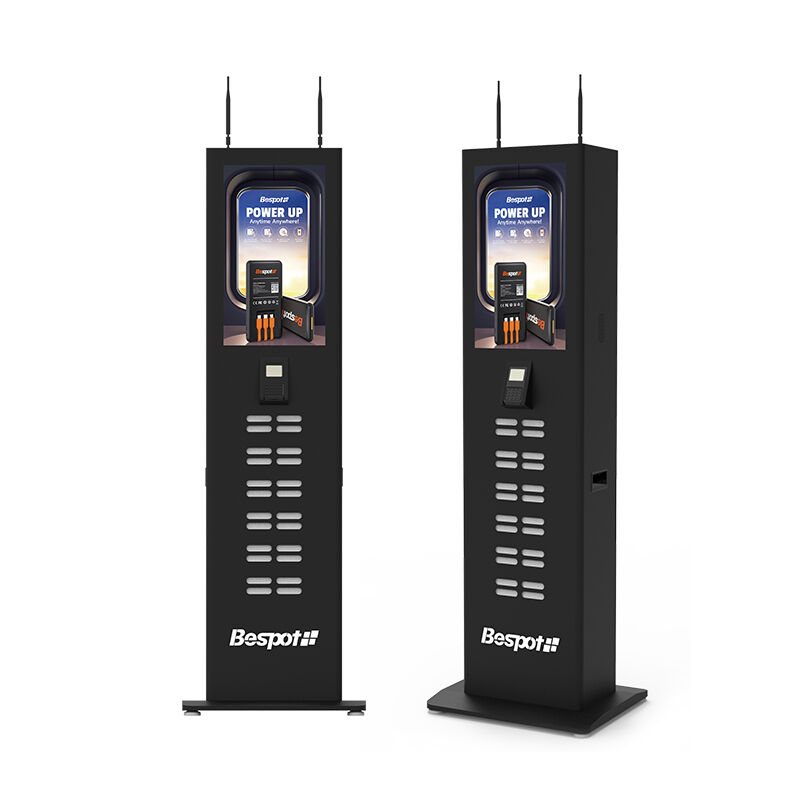 24-Slot Charging Station with Screen + POS – BST-1530