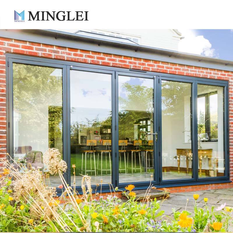 أبواب MINGLEI الألمنيوم القابلة للطي: سلسلة فضاء كبير شائعة حديثاً في أمريكا الشمالية