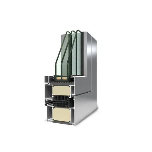 Aluminum Gas Strut Awning Window Double Glazed Glass Aluminum Windows for Kitchen details