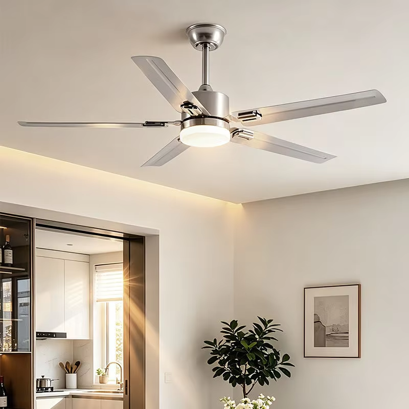 Ceiling Fan with Light and Remote Control LED Chandelier Fan for Living Room
