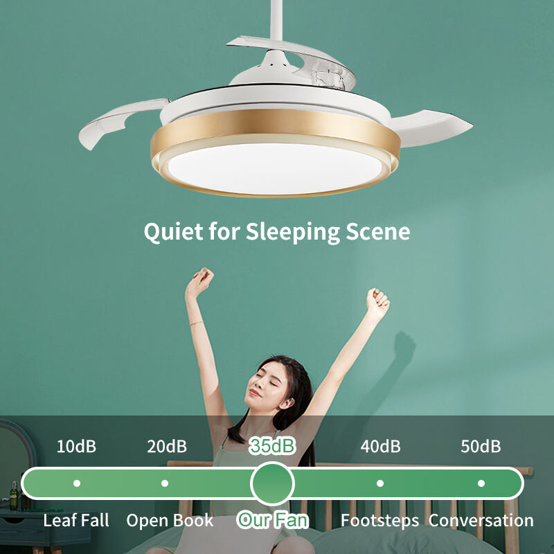 Wentylatory sufitowe z światłem od Huangchuang Smart Household Technology
