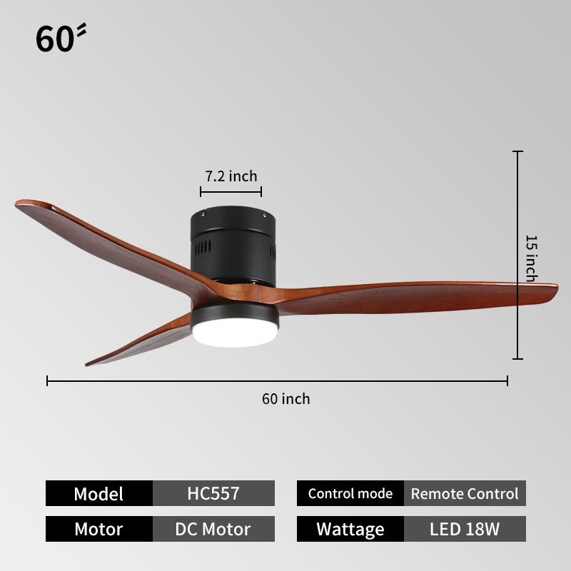 Lampu Kipas Langit-langit Rendah dari Huangchuang Smart Household Technology