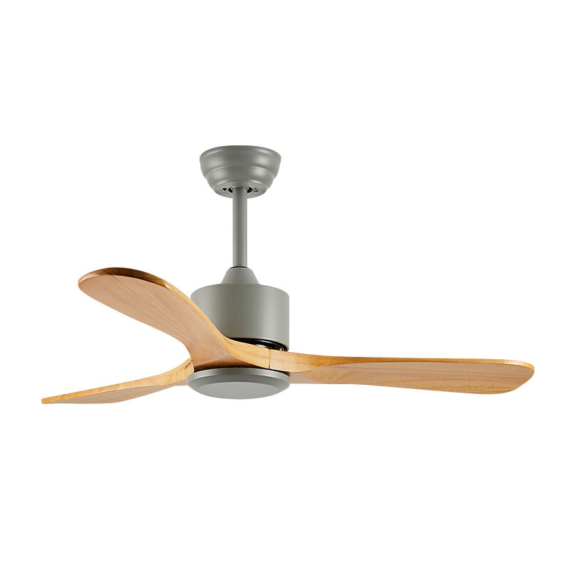 CT88 42 Zoll Holz Stille Drehbare DC-Motor Aufsatz Deckenventilator Licht