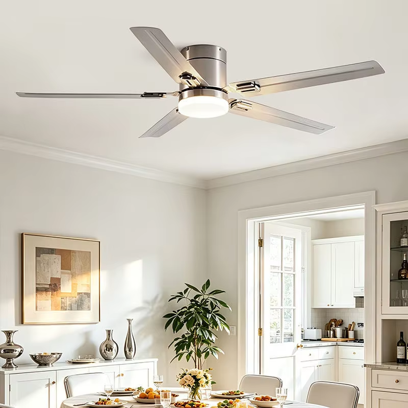 Ceiling Fan with Light and Remote Control LED Chandelier Fan for Living Room