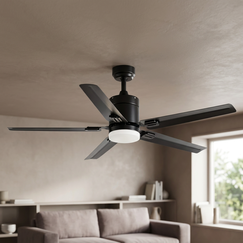 Ceiling Fan with Light and Remote Control LED Chandelier Fan for Living Room