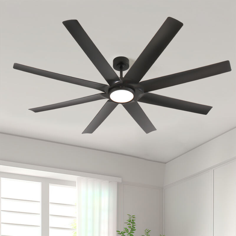 72 tuuman iso kattoventtiili ja etäohjain 22W LED-valo kääntyvä DC-moottori ABS-venttiilikedut Korkea ilviryhmä Moderni kattoventtiili valojen kanssa