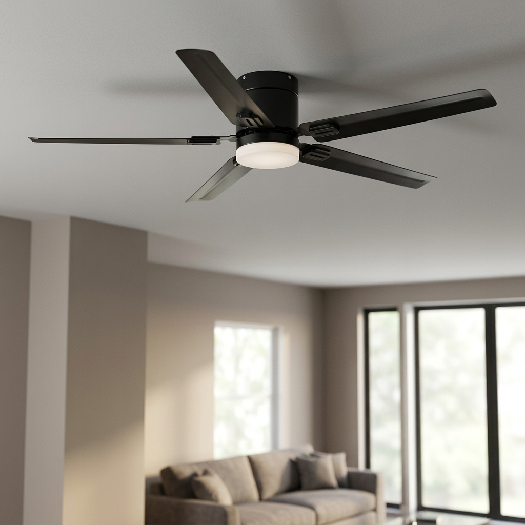 Ceiling Fan with Light and Remote Control LED Chandelier Fan for Living Room
