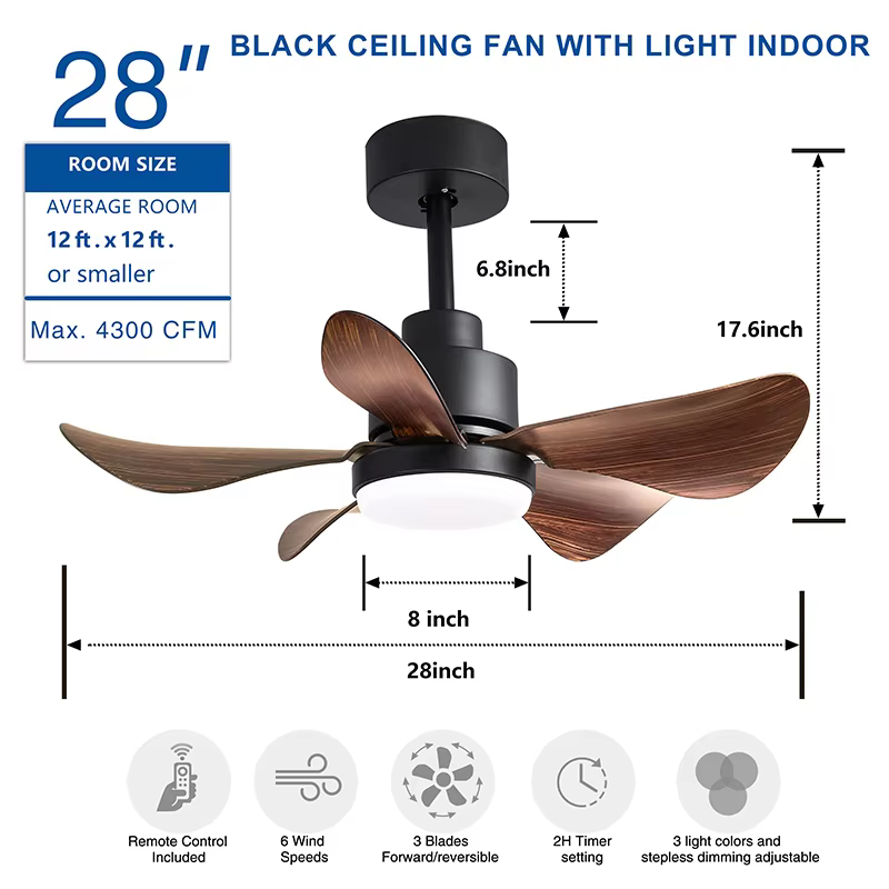 ZYS004 Vintage Chandelier Ceiling Light Ceiling Fan Indoor Dimming and Color Matching DC Led Ceiling Fan Light supplier
