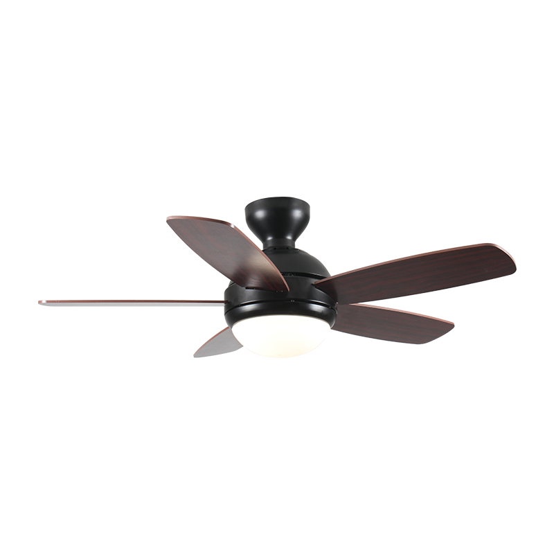 HC582 High Quality Nordic 52 Inch 3 Solid Wood Blade Luxury Remote Control Wooden Modern Dc Bldc Led Ceiling Fan Light