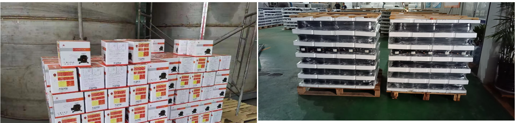 4 hp electric air compressor mini scroll car ac models-6